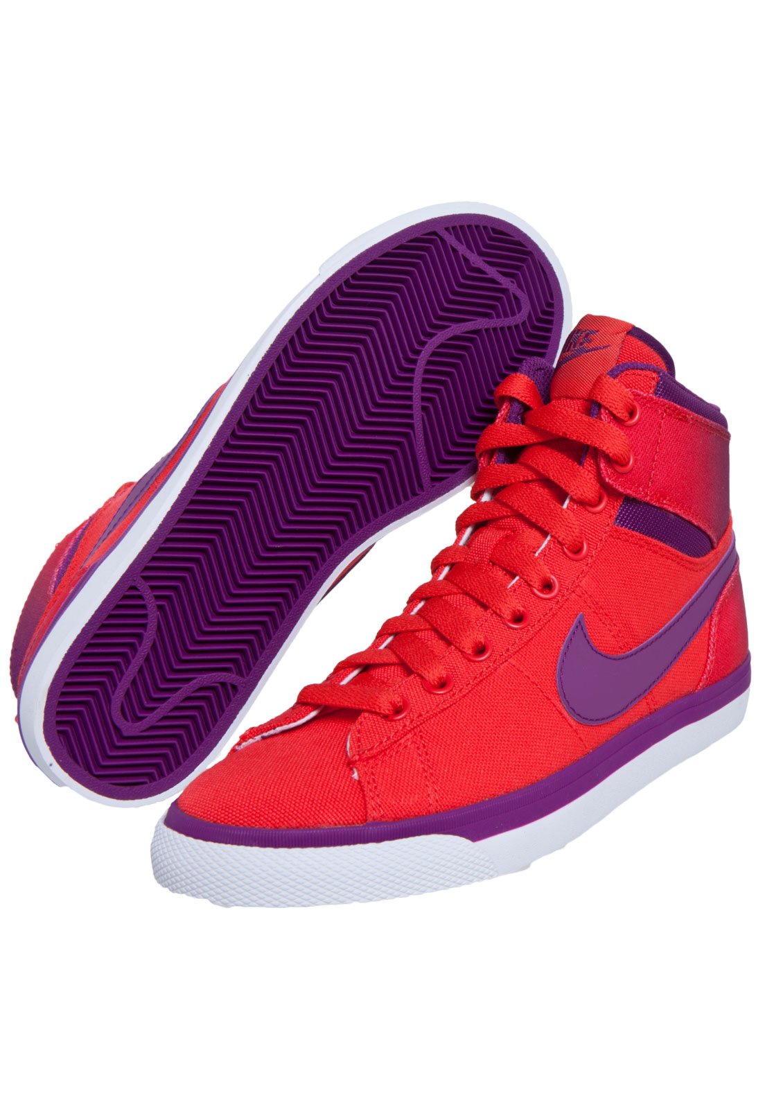 tenis nike feminino casual vermelho