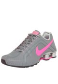 nike shox rosa e cinza