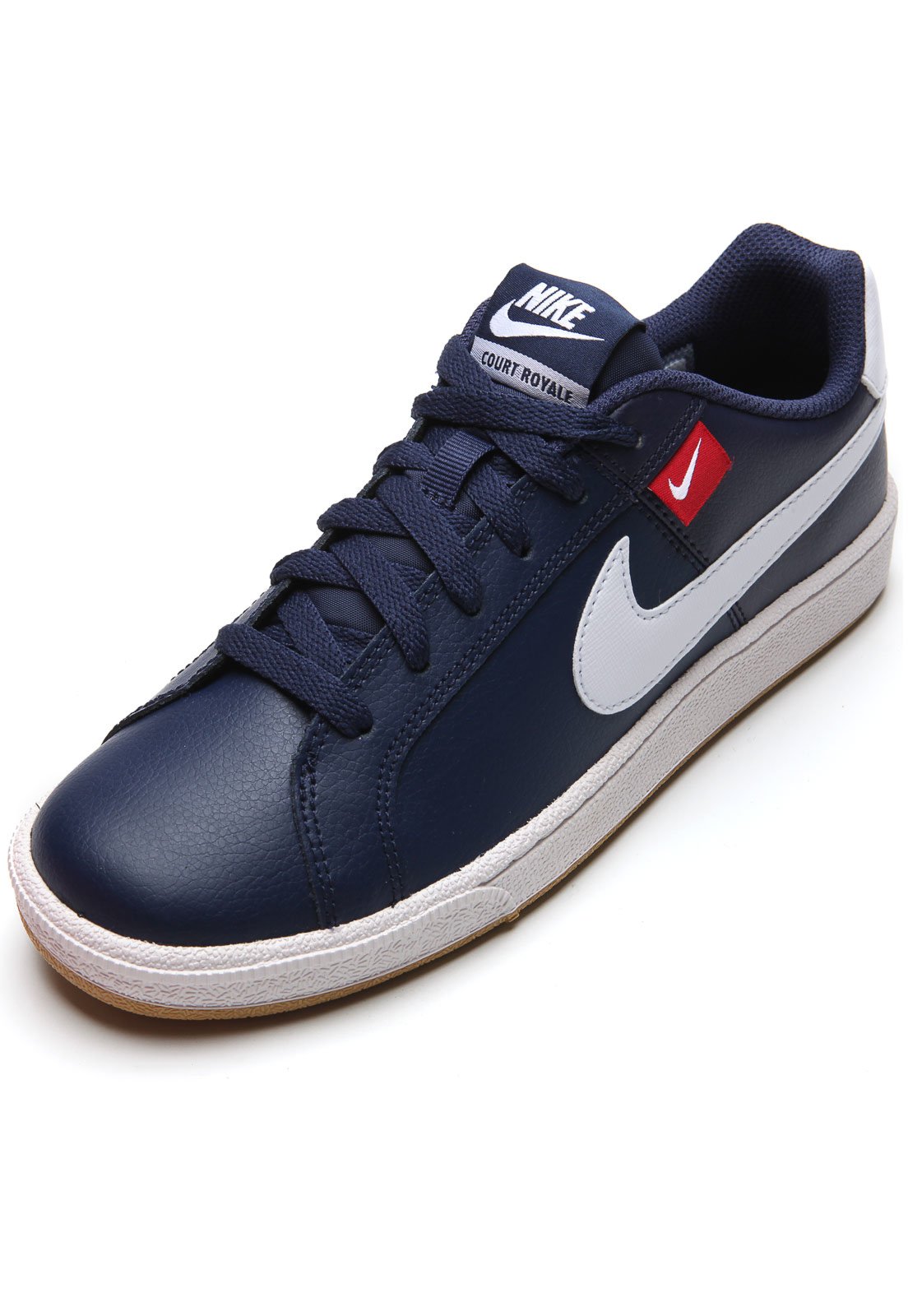 Tenis de best sale couro nike