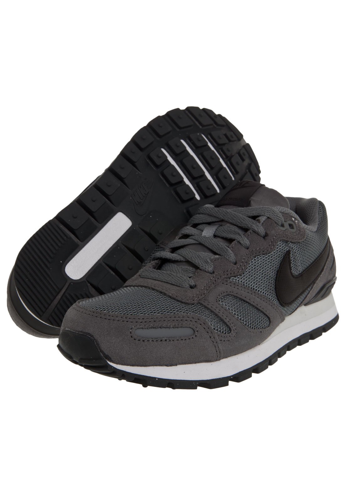 Nike waffle sales trainer cinza