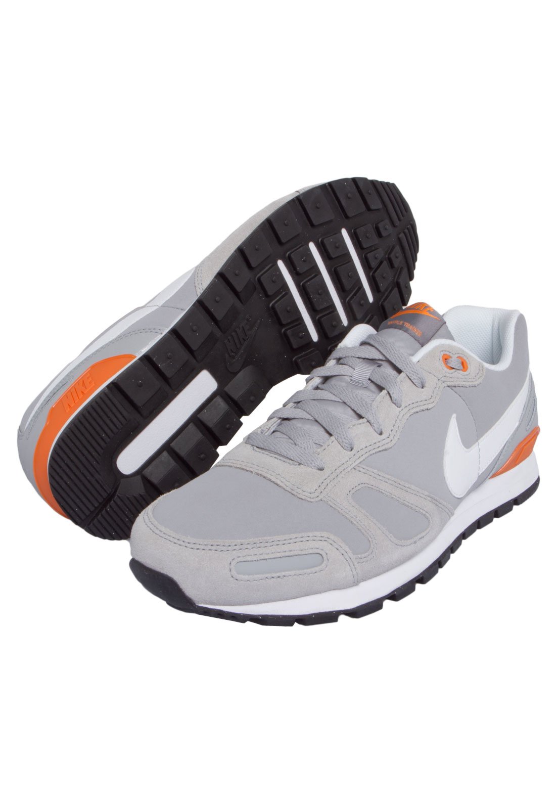 Nike waffle sales trainer cinza