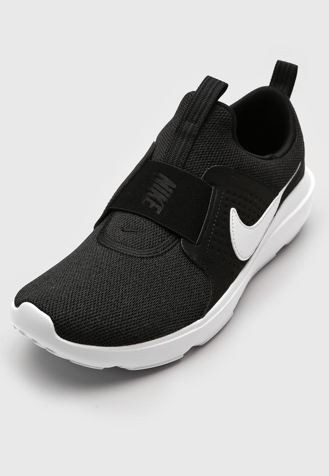 Tênis da nike preto e best sale branco feminino