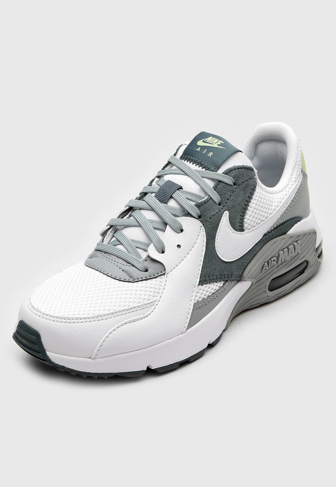 Nike air max branco e sale verde