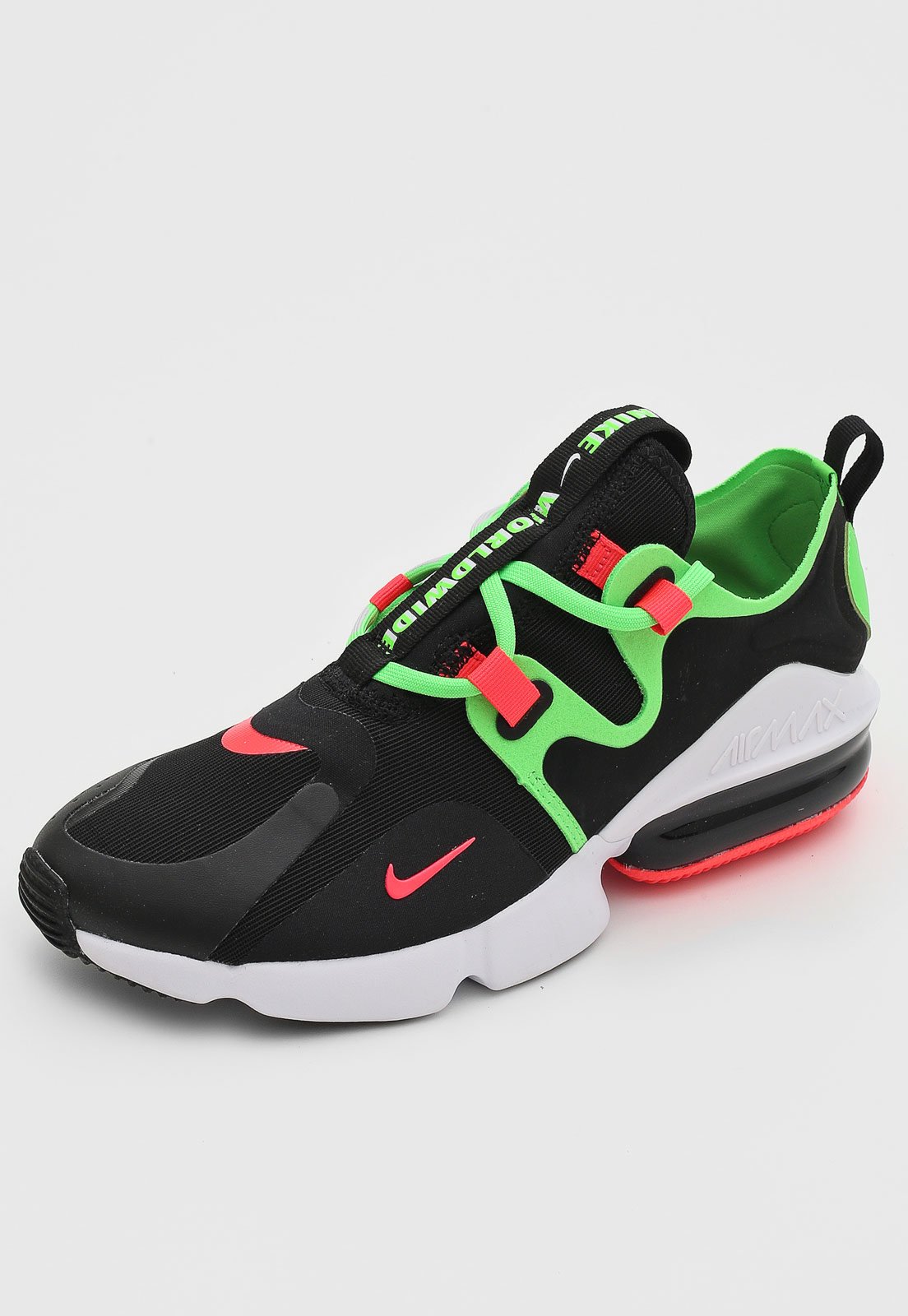 Air max best sale verde e preto