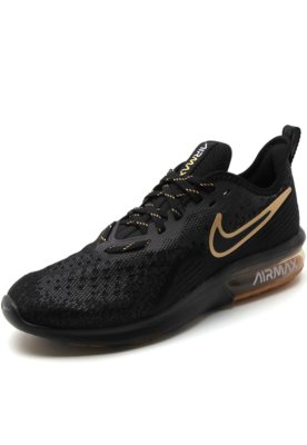 Nike sequent 4 black 2024 gold