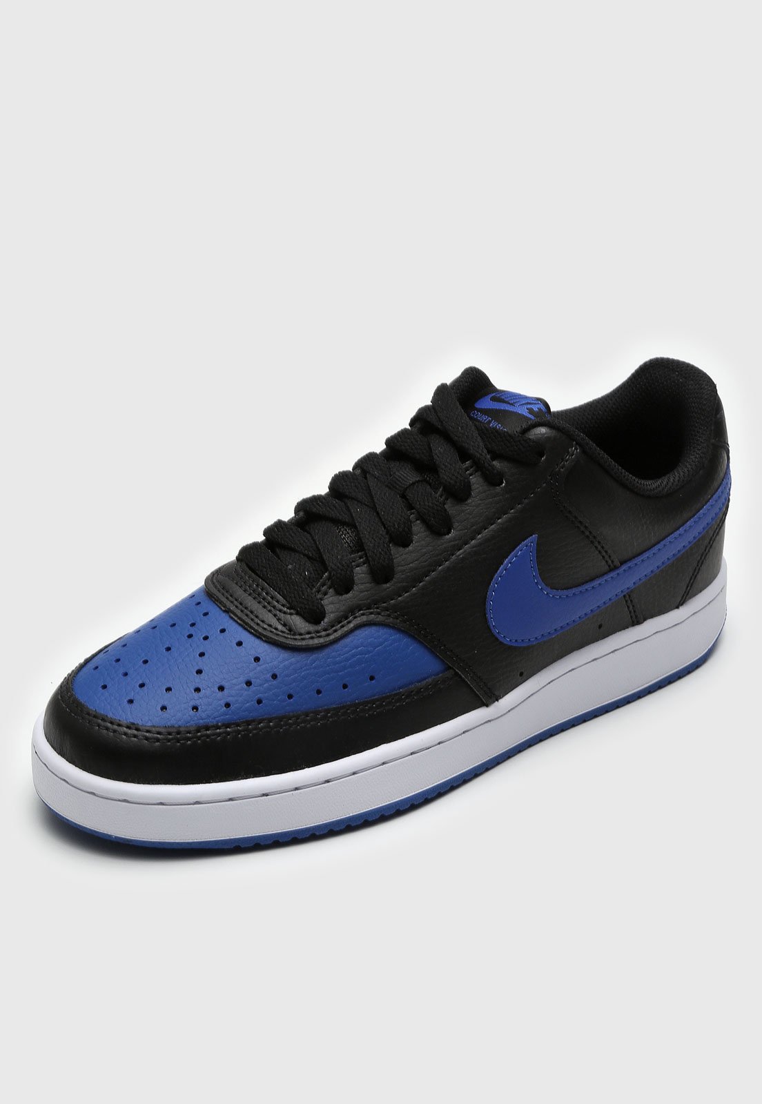 Tênis da nike preto sales e azul