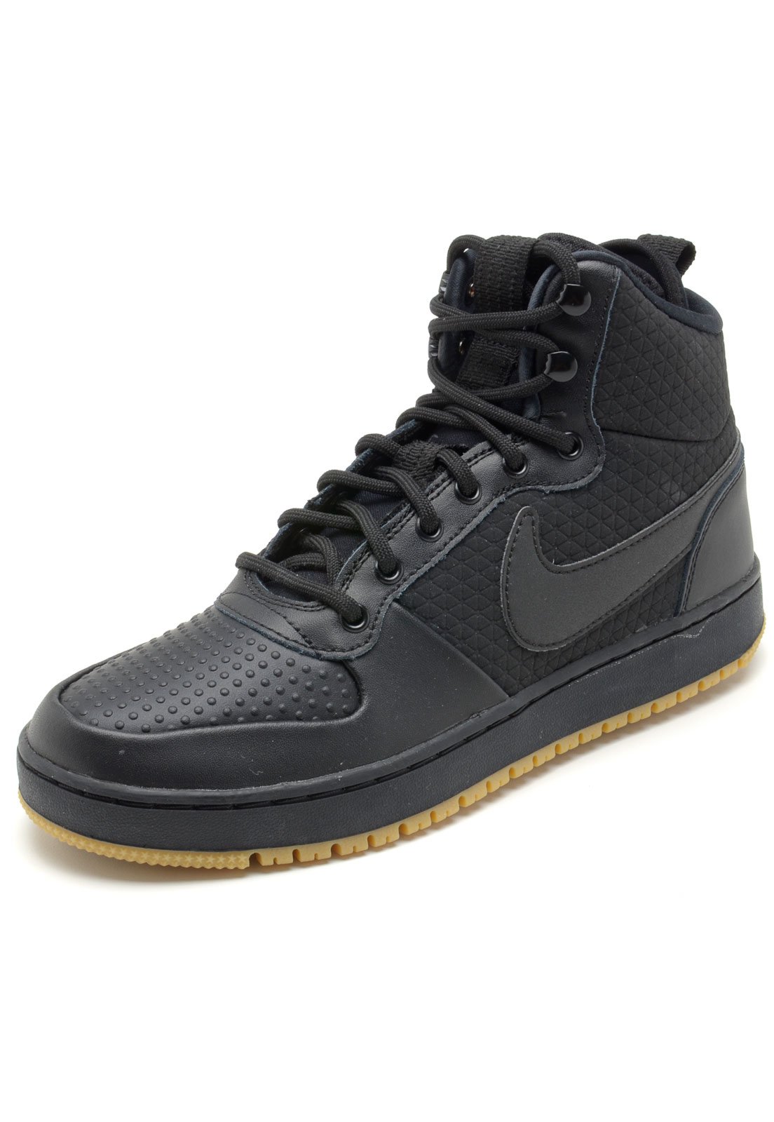 Nike ebernon mid 2024 preto e vermelho