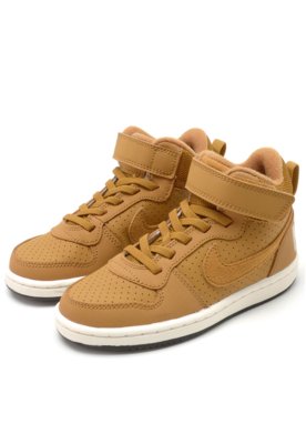 tênis infantil nike court borough mid masculino