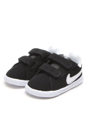 tenis nike infantil com velcro preto