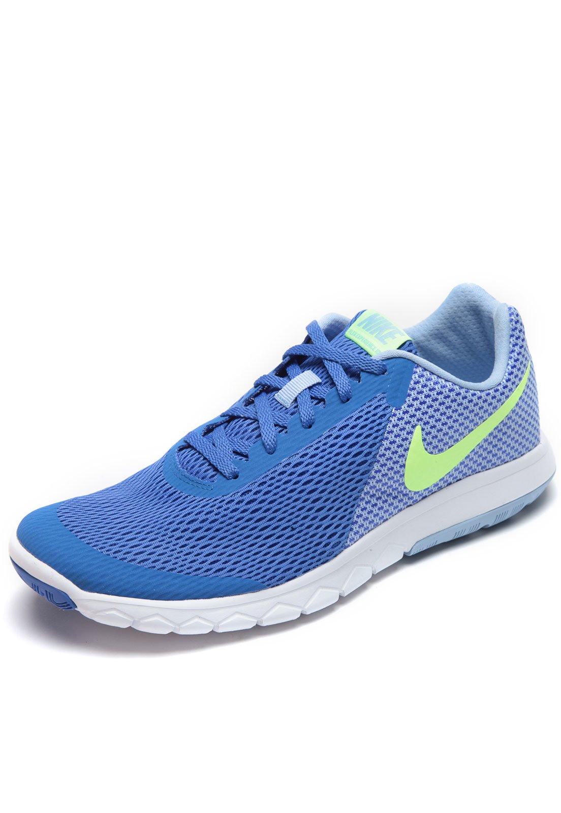 tenis nike azul e verde