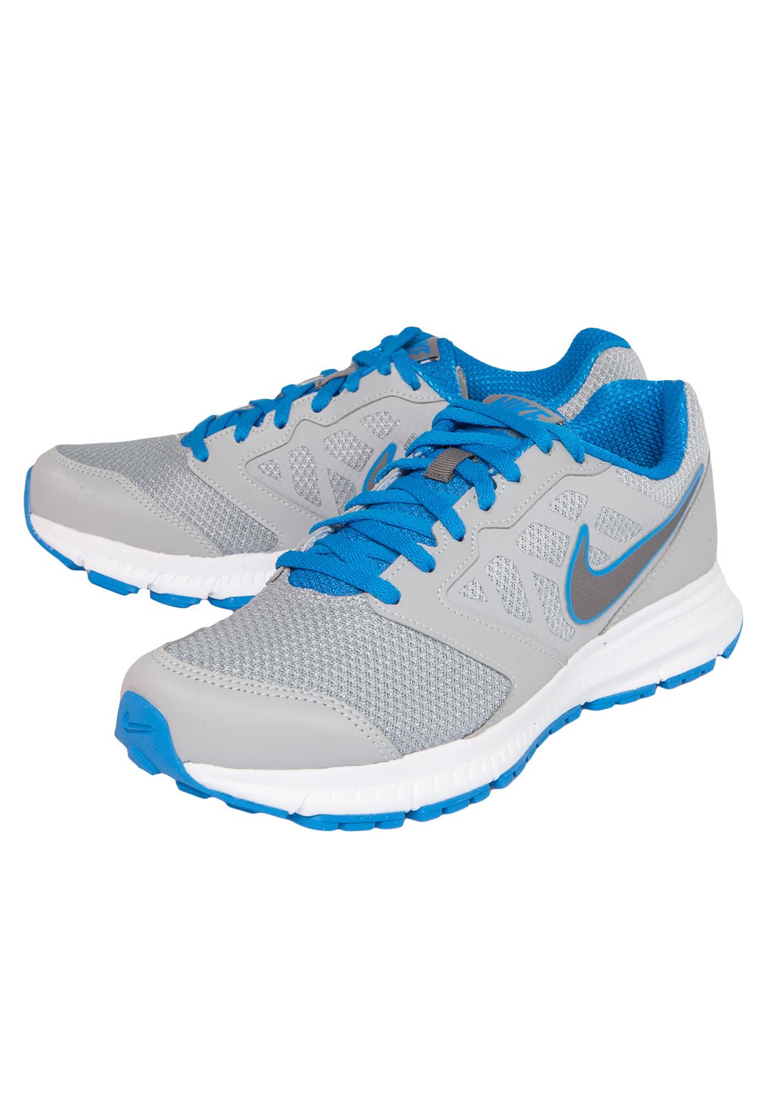 nike cinza e azul