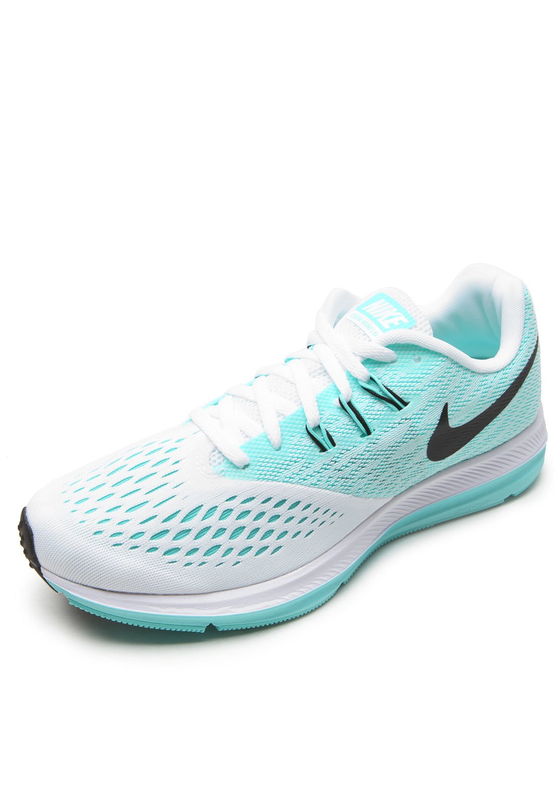 Tênis Nike Zoom Winflo 4 Verde/Branco - Compre Agora | Dafiti Brasil