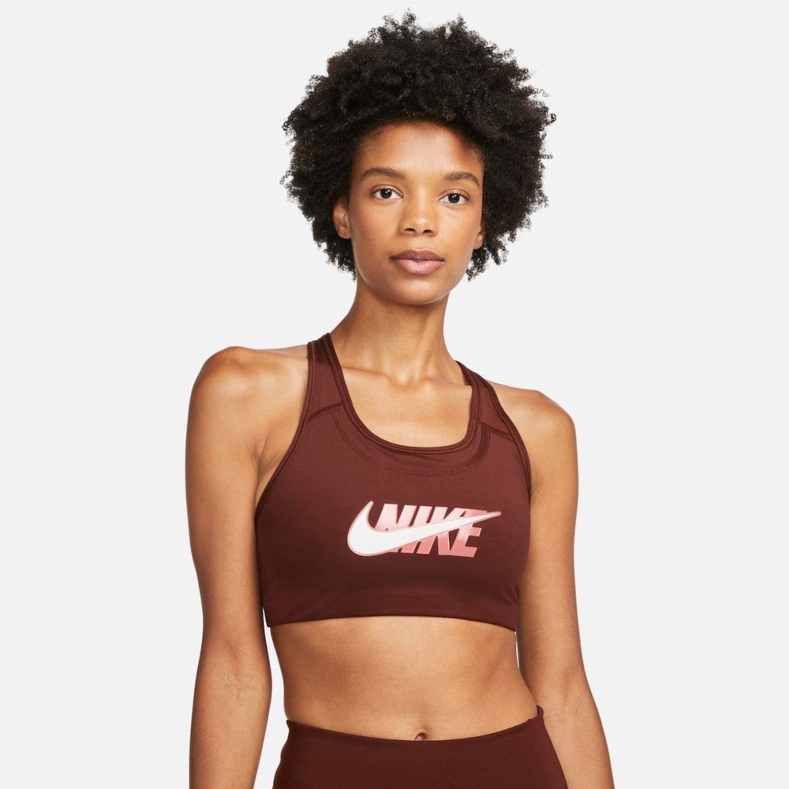 Top Nike Dri-FIT Swoosh Icon Clash Feminino - Compre Agora