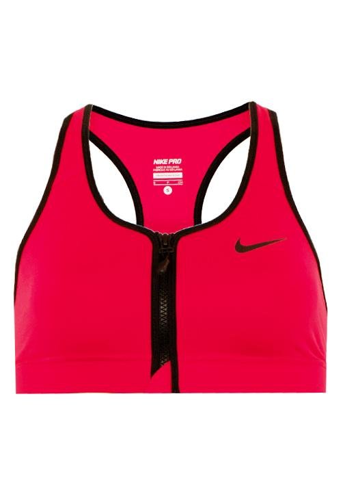 Top Nike Pro Zíper Vermelho - Compre Agora