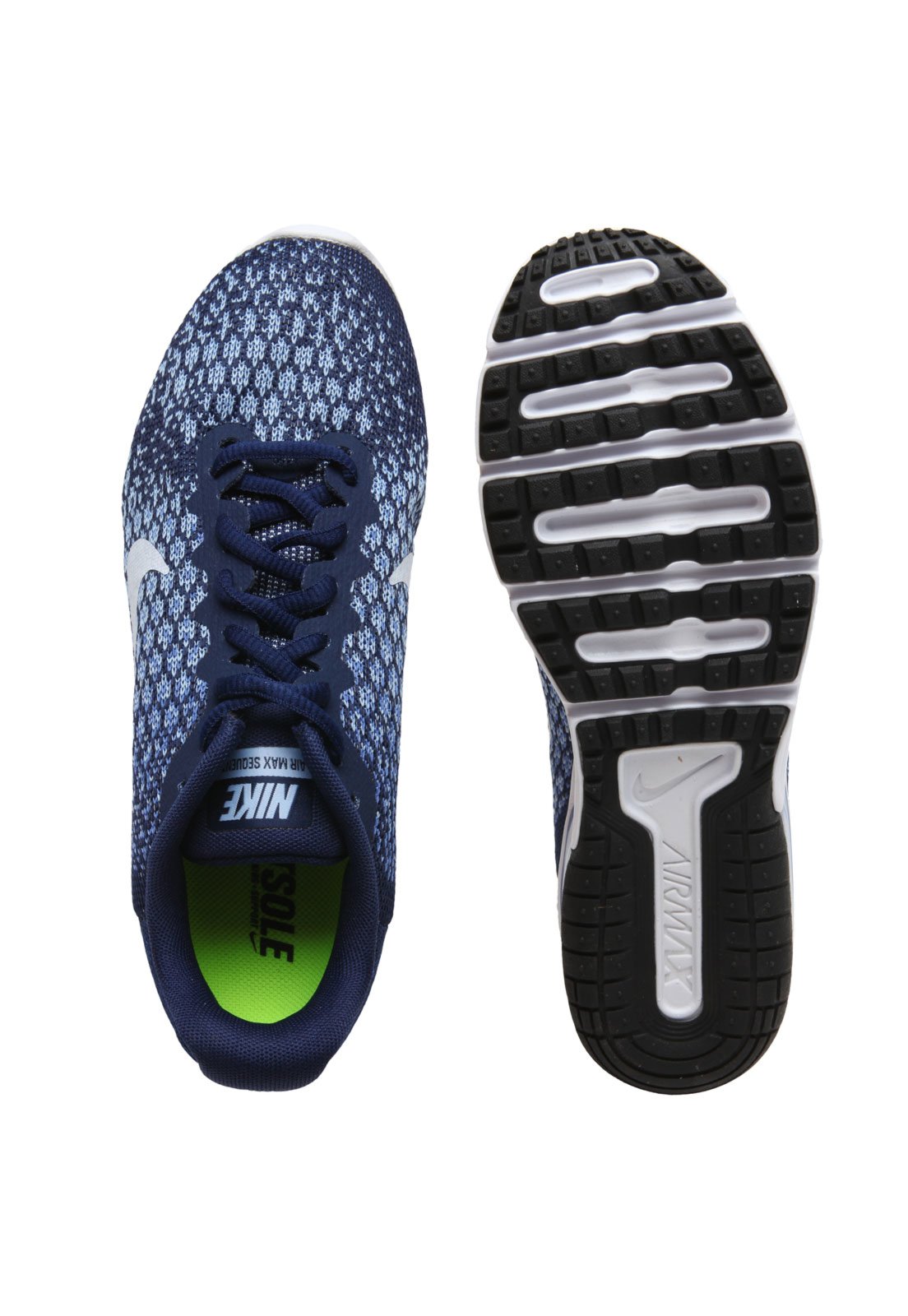 air max sequent azul