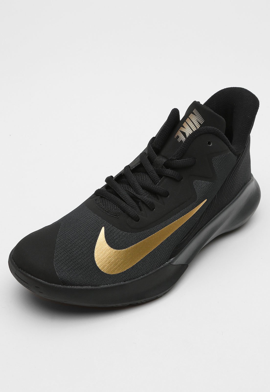 nike precision 4 black and gold