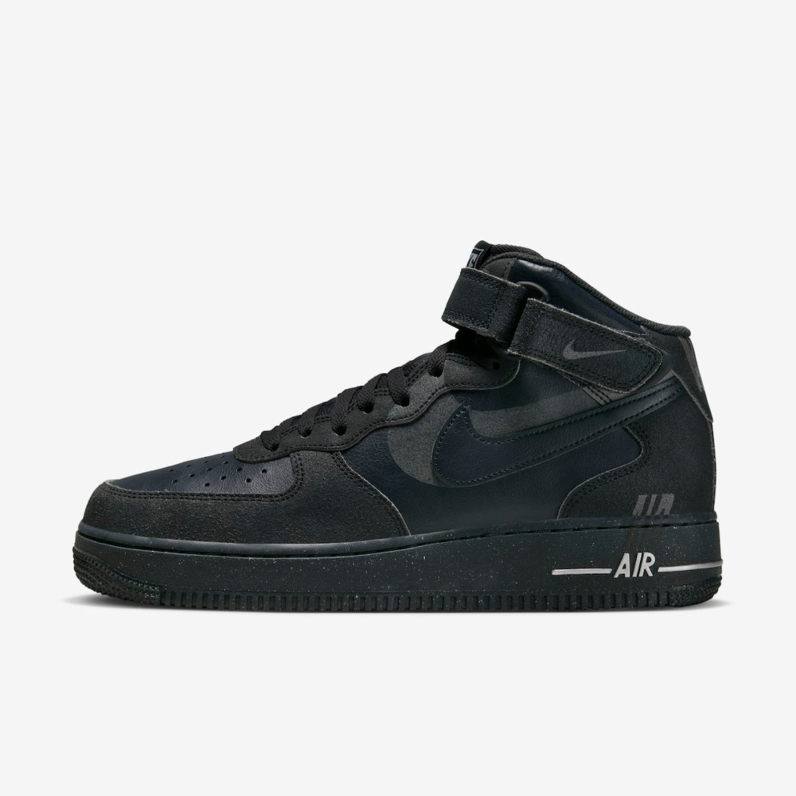 Nike air force mid preto hotsell