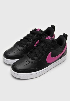 Tênis Couro Nike Infantil Court Borough Low 2 Preto é boa?