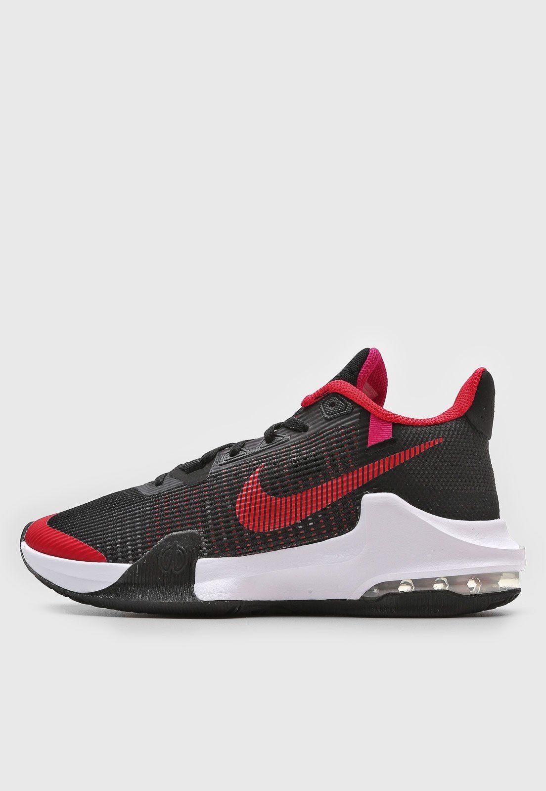 Nike air max vermelho best sale e preto