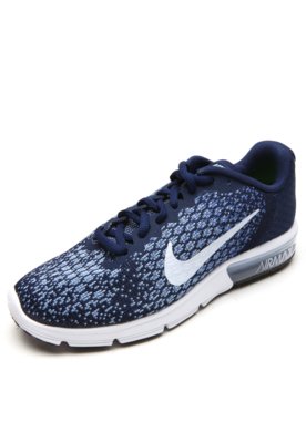 Air max sequent clearance azul