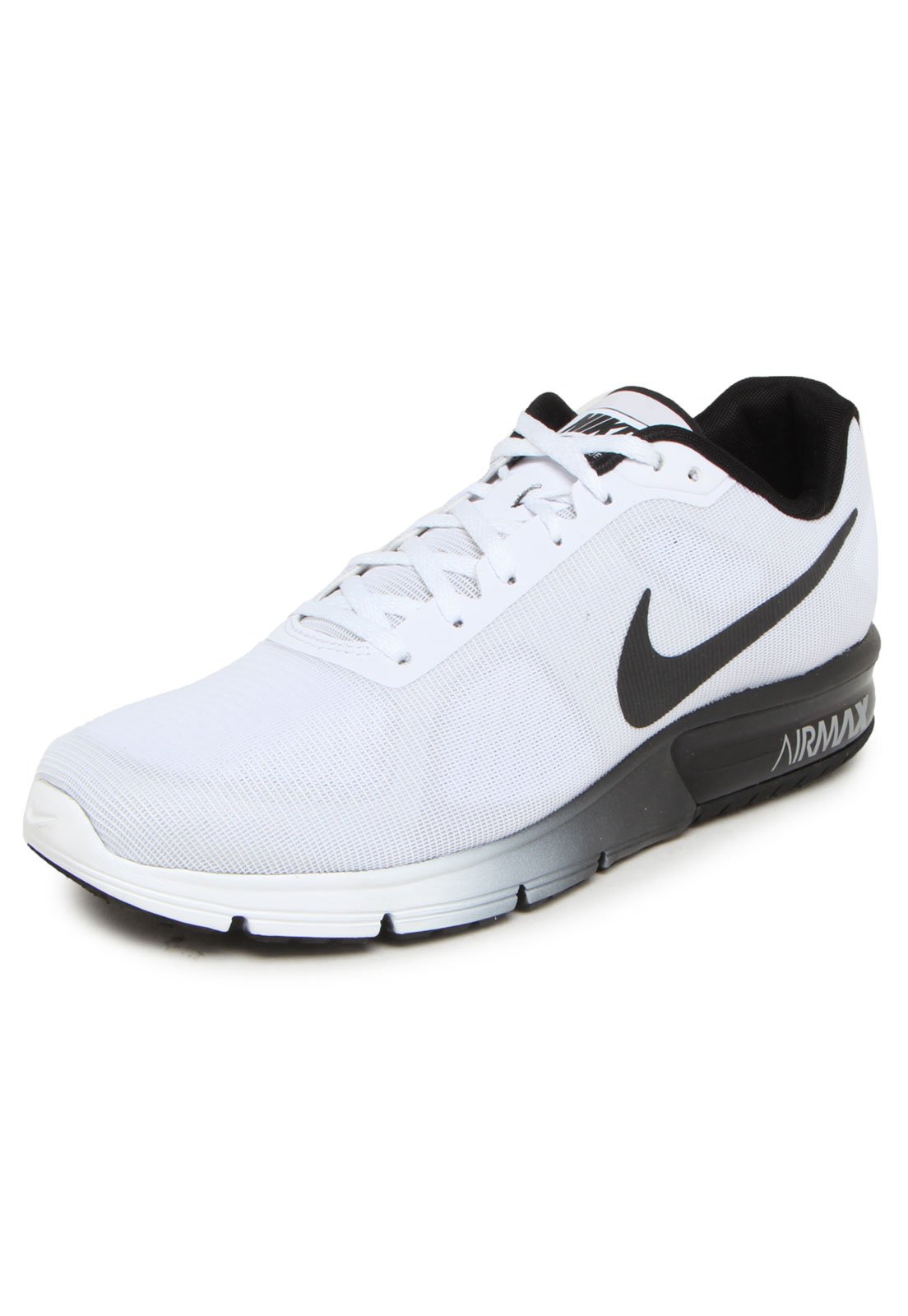 T nis Nike Air Max Sequent Branco Preto Compre Agora Dafiti Brasil