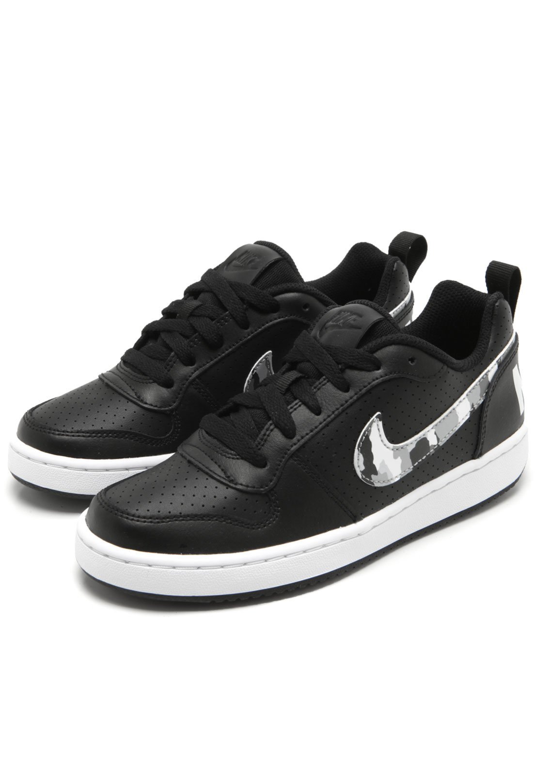 Tênis nike court borough low store feminino preto