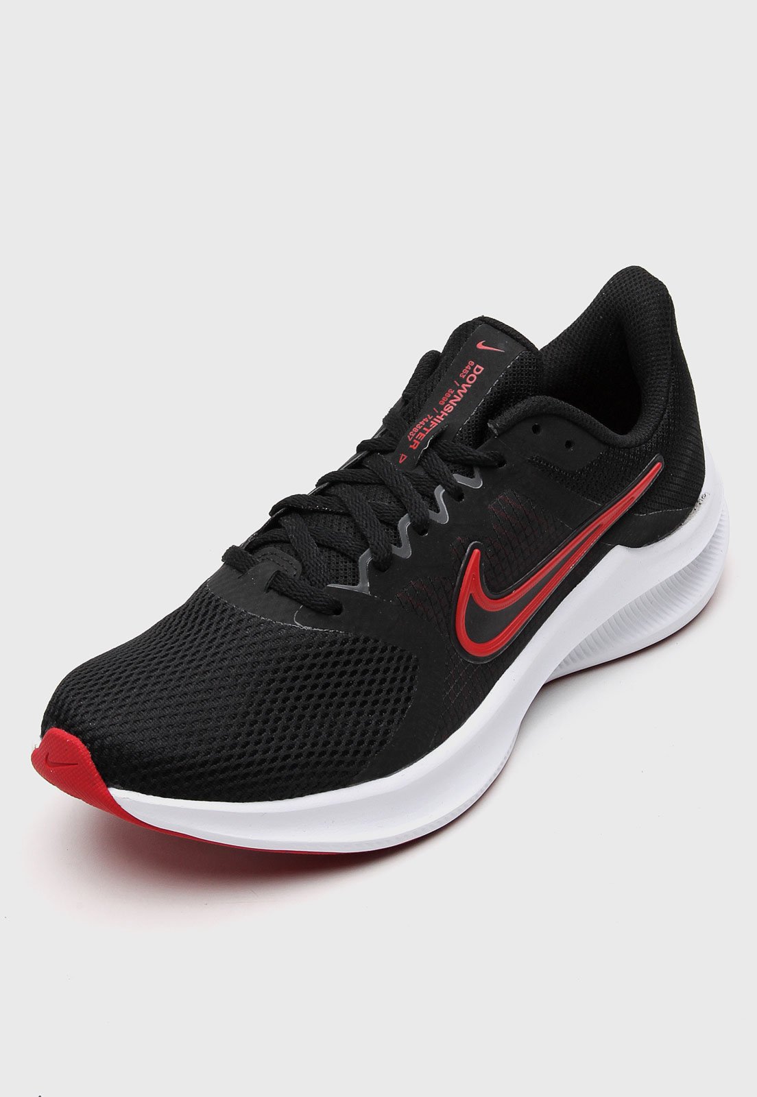 Tenis nike preto e clearance vermelho