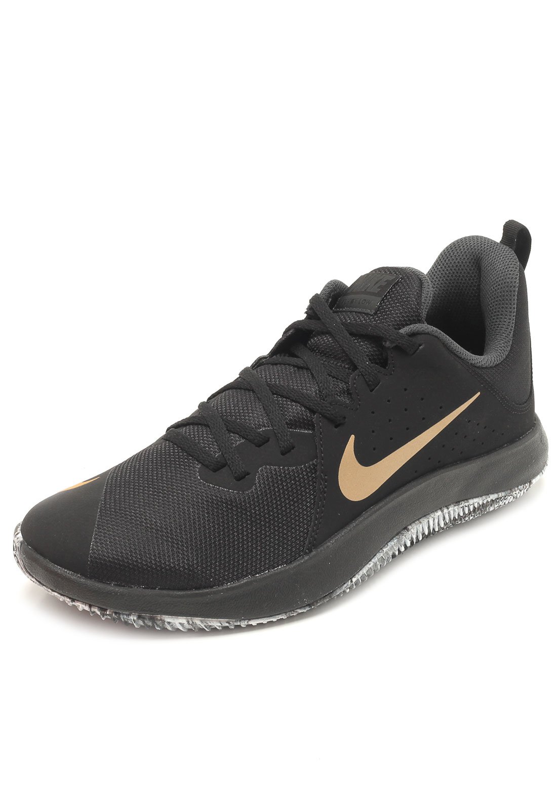 Nike flyby low cheap black gold