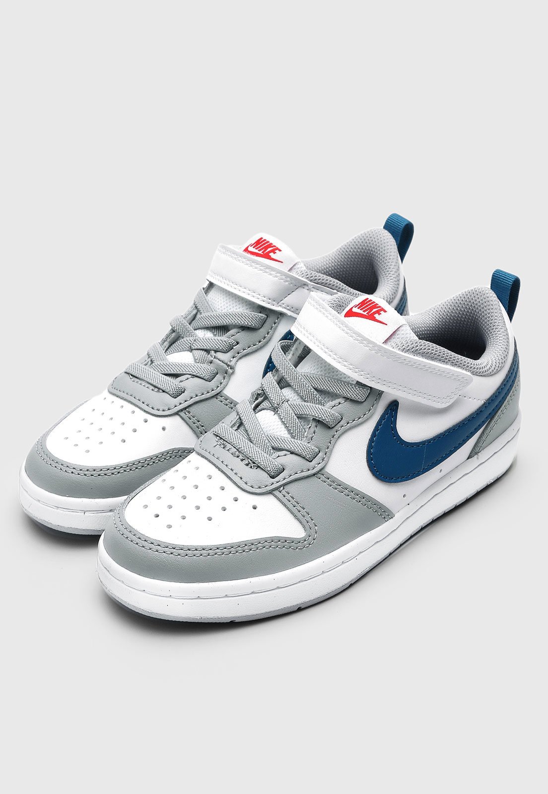 Tenis infantil nike court borough shop low masculino