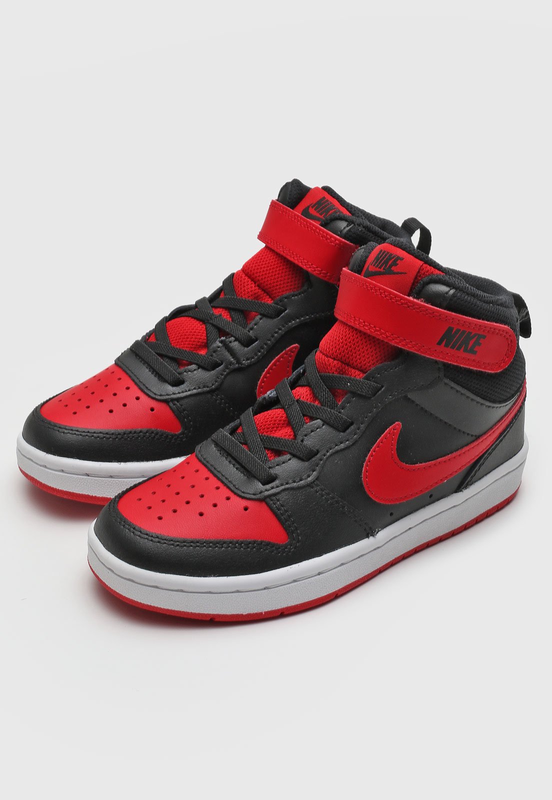 Tênis infantil nike court borough store mid masculino