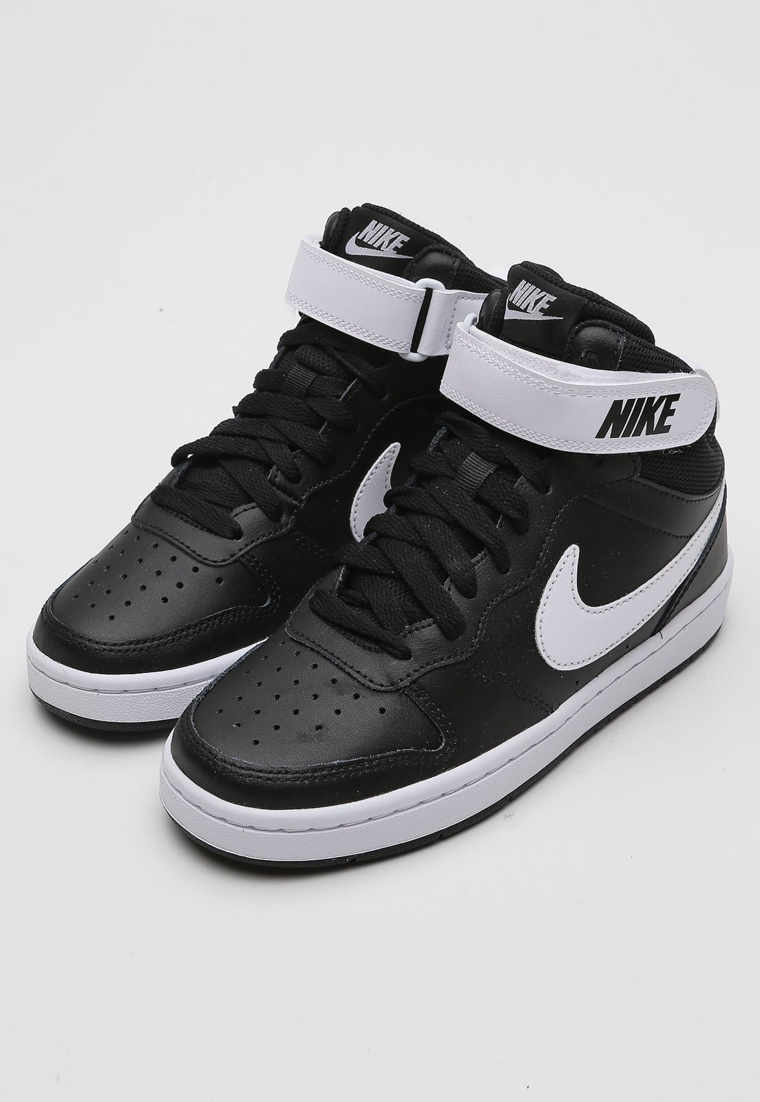 Tênis nike court hot sale borough mid preto