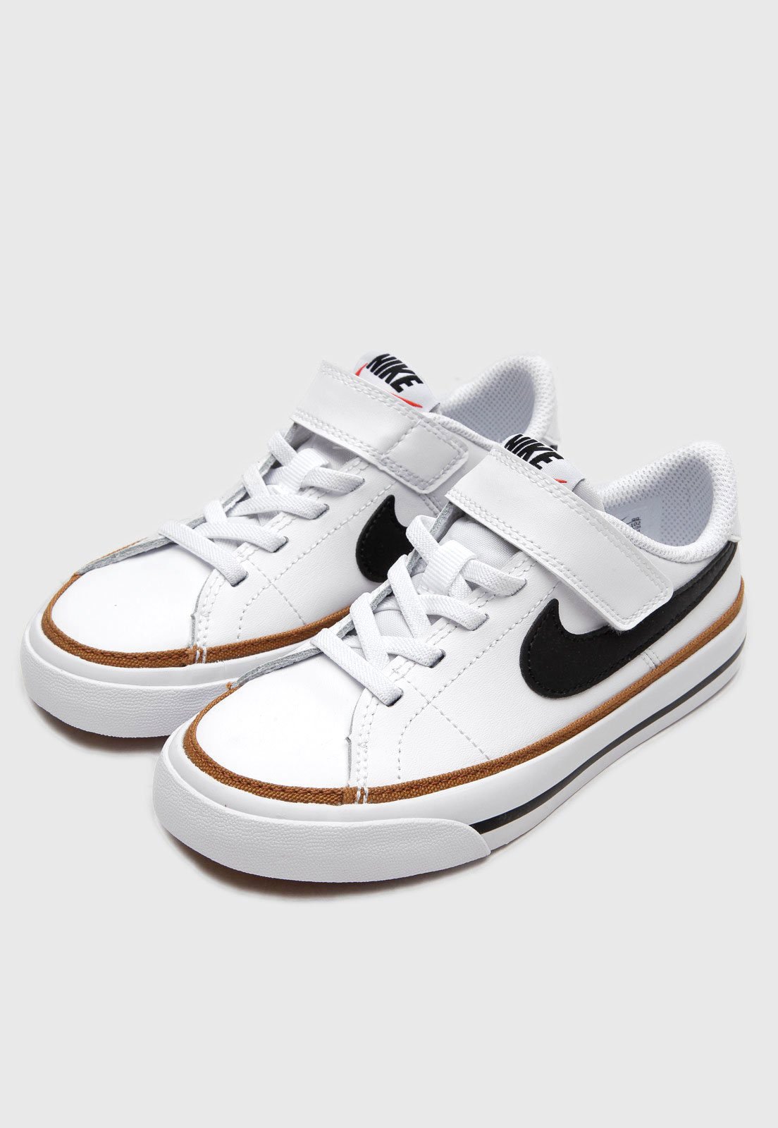 Tênis nike best sale branco infantil