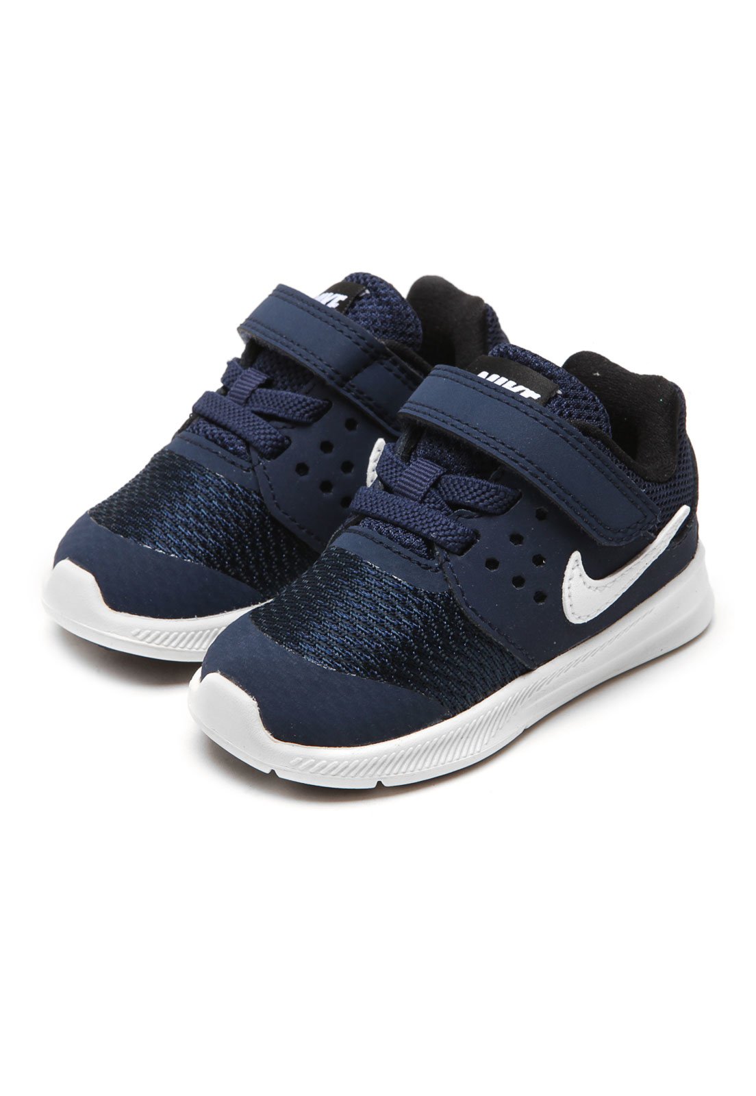 Tênis infantil nike downshifter 9 gs - on sale azul e marinho