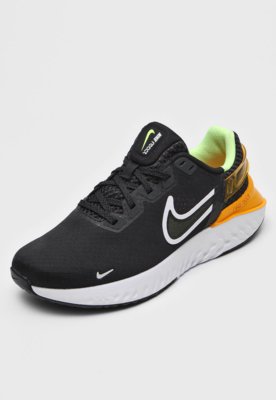 Nike legend react black hot sale gold