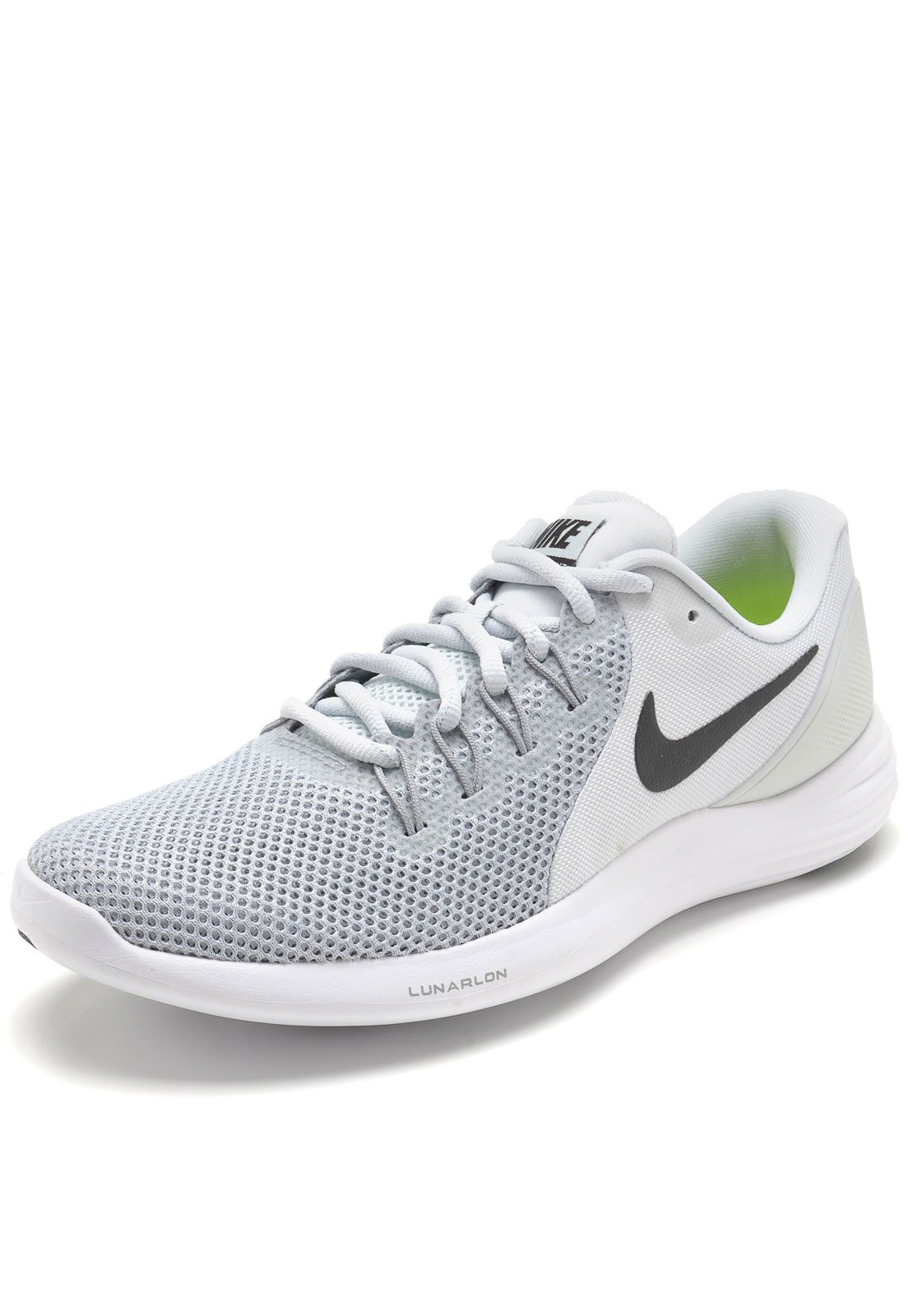 T nis Nike Lunar Apparent Branco Cinza Compre Agora Dafiti Brasil