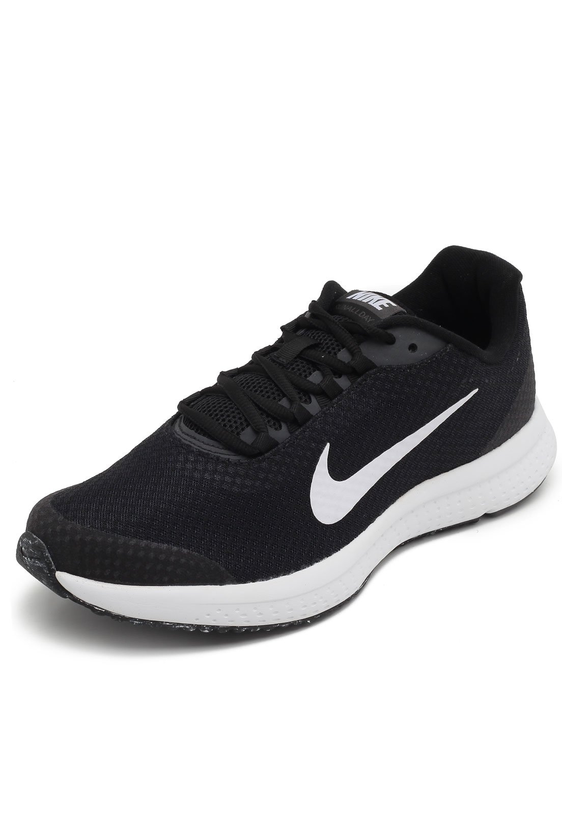 Nike runallday black sales running shoes