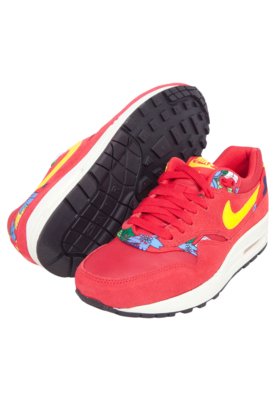 Air max hotsell one vermelho