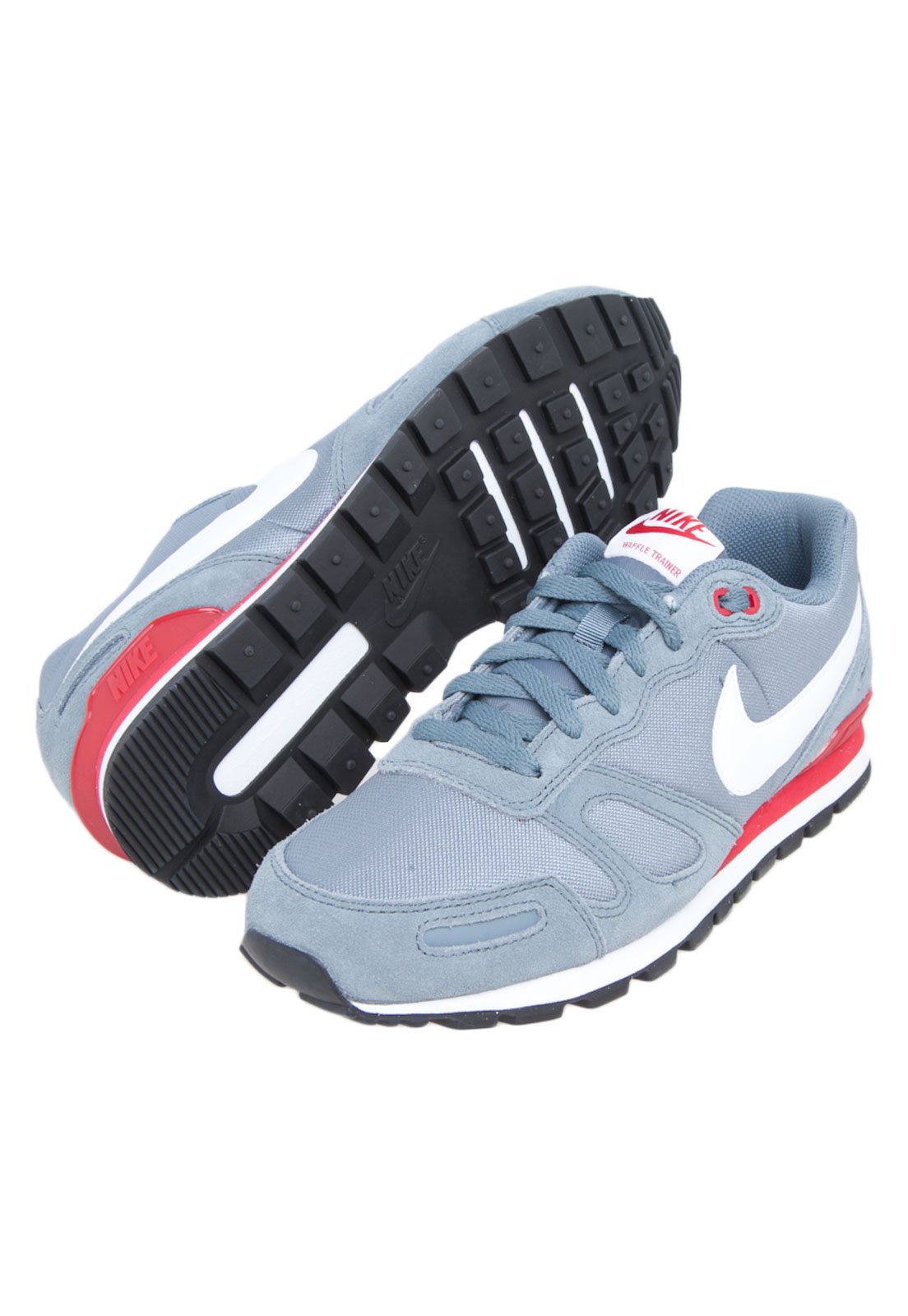 Nike waffle sales trainer cinza