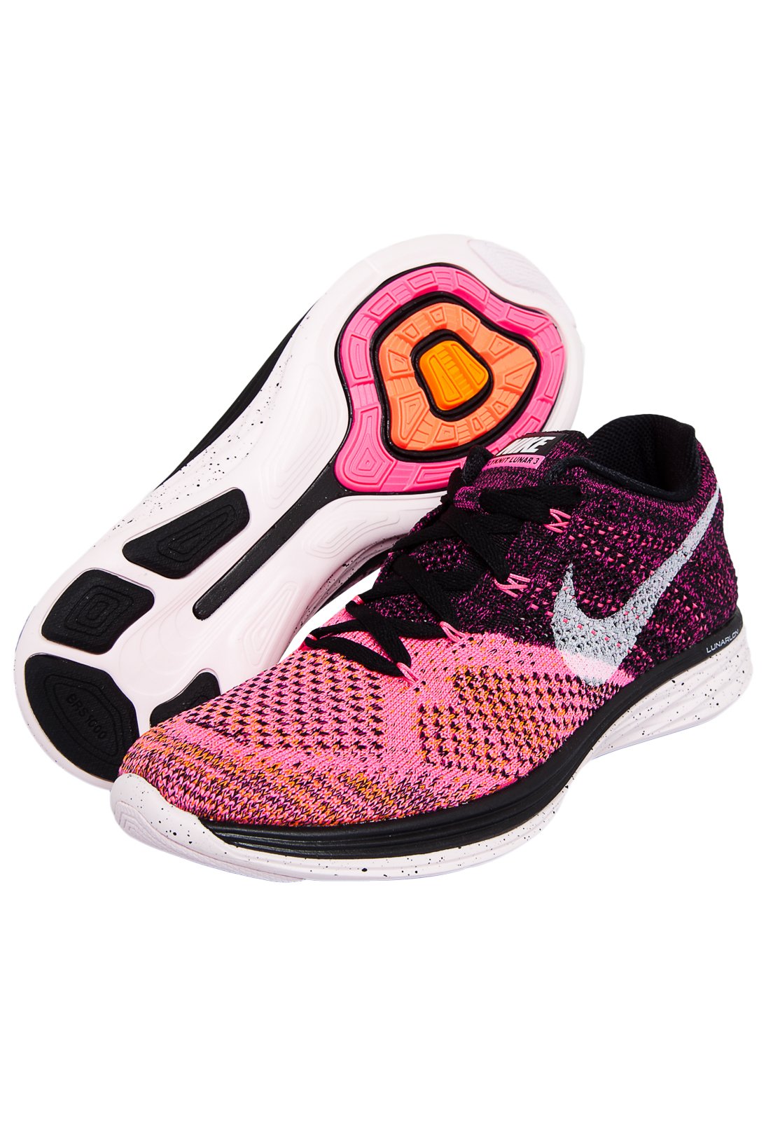 Nike flyknit deals lunar 3 rosas