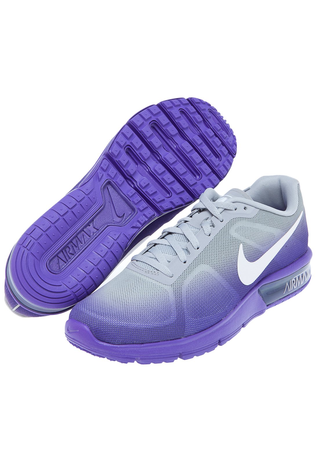 T nis Nike Wmns Air Max Sequent Cinza Compre Agora Dafiti Brasil