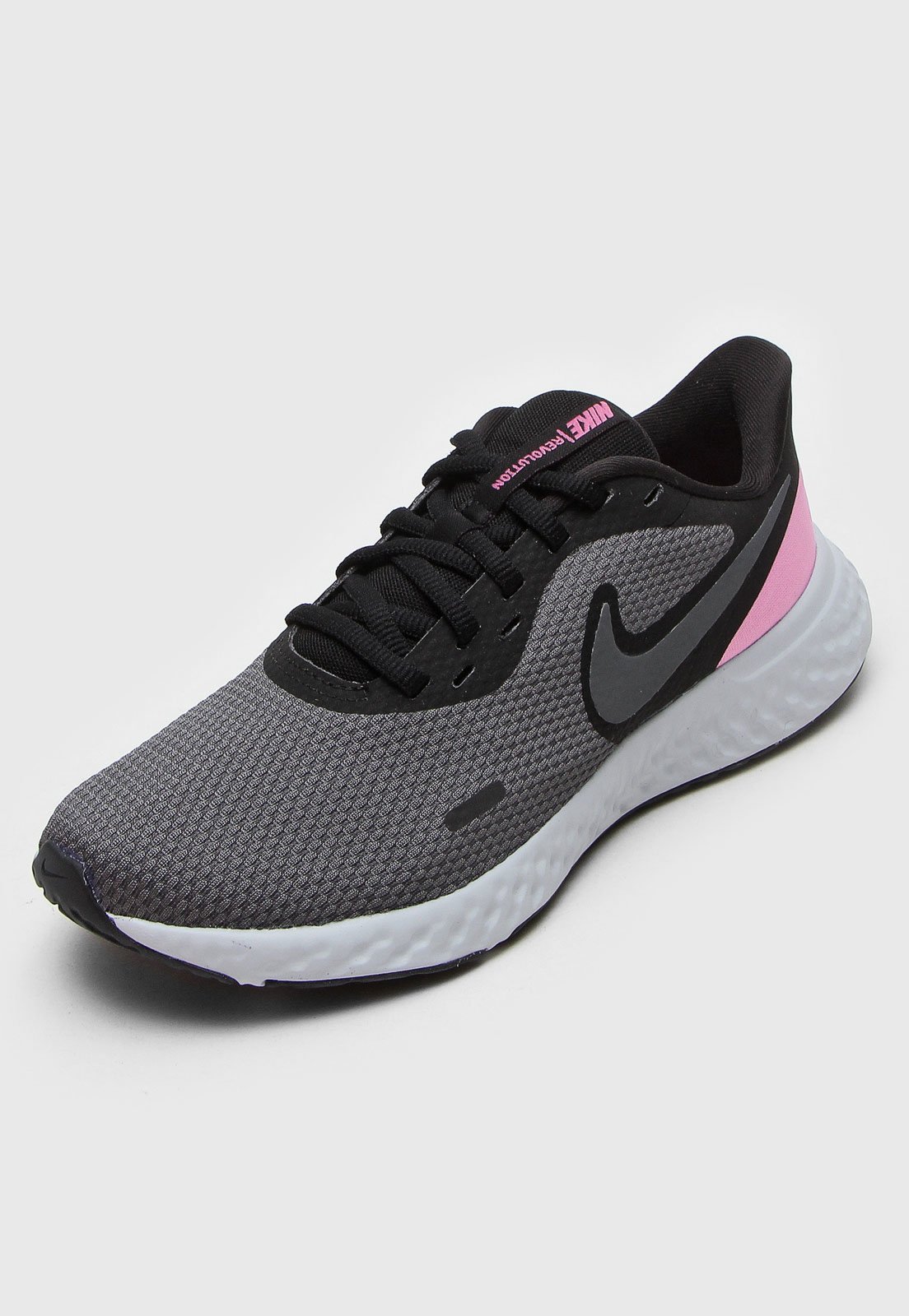 Tenis nike feminino store rosa e cinza