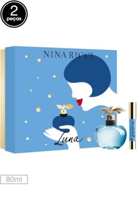 Menor preço em Kit Perfume Luna Nina Ricci 80ml