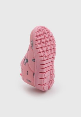 Tênis Infantil Novopé Slip On Hello Kitty Rosa