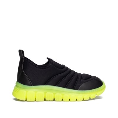 Tênis Infantil Novopé Termo LED Preto/Verde