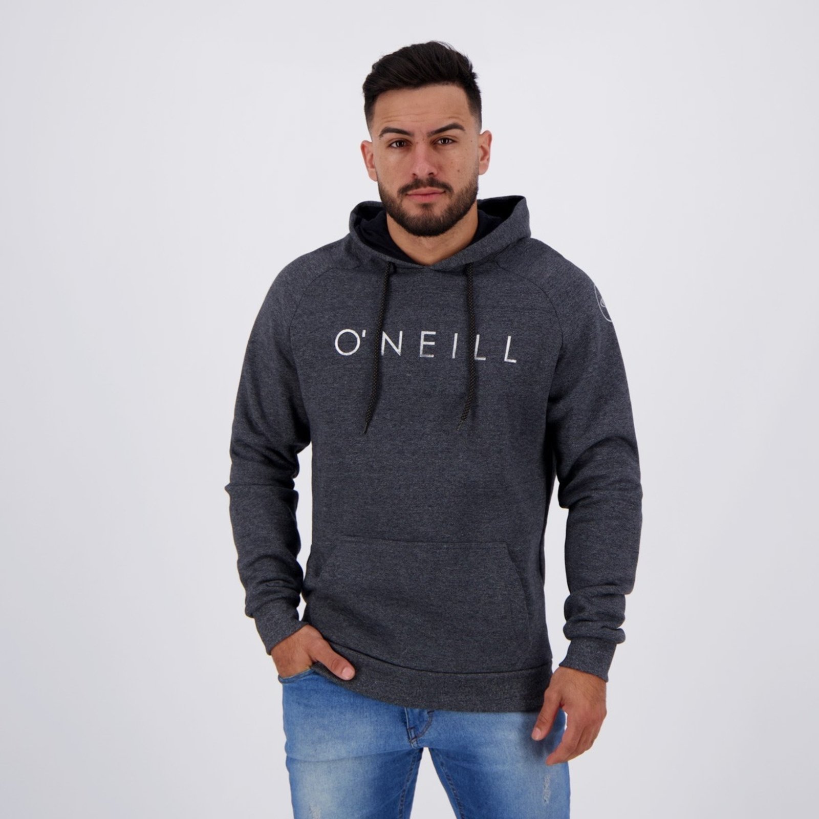 Moletom O'Neill Rider com Capuz Preto - Compre Agora