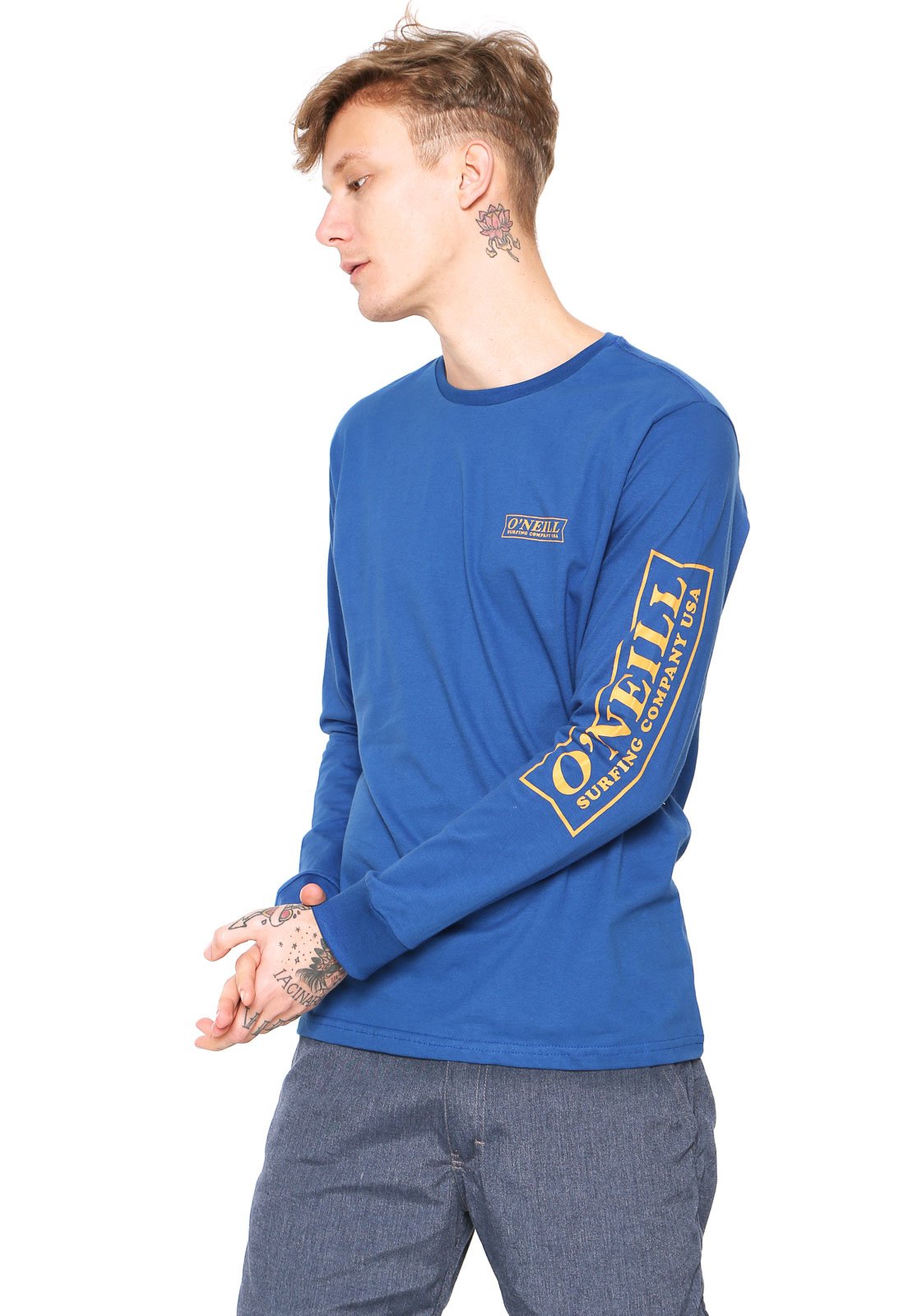 Camiseta O'Neill Teamste Azul - Compre Agora | Dafiti Brasil