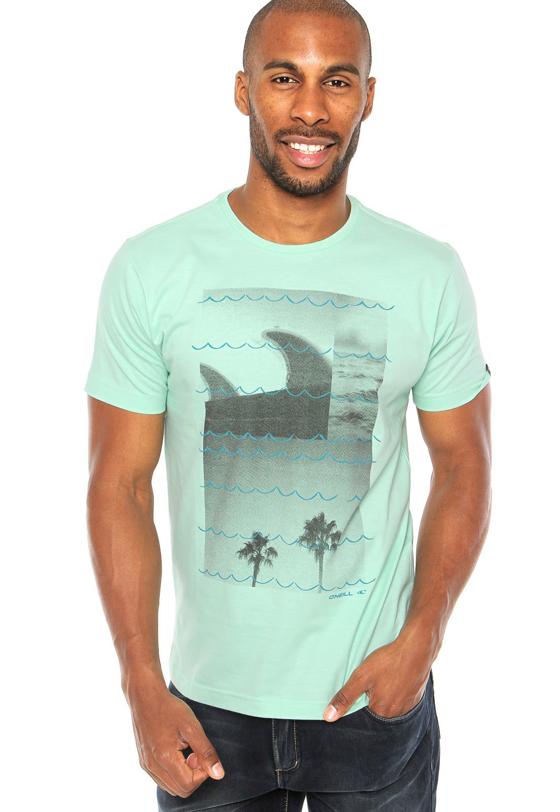 Camiseta O'Neill Waves Verde - Compre Agora - Kanui Brasil