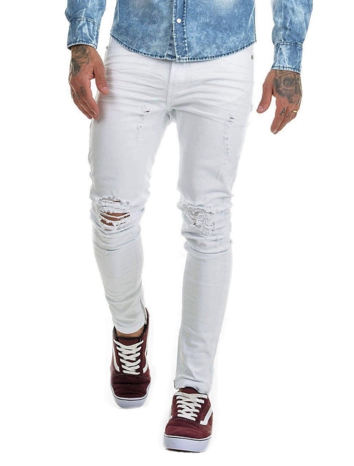 calça jeans premium masculina
