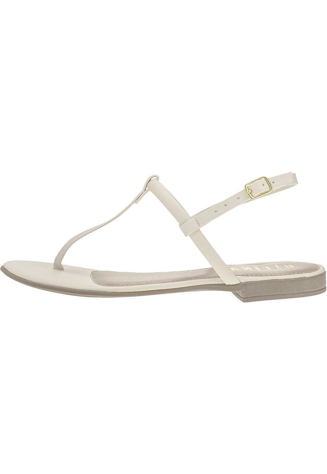 Sandália Tiras DAFITI SHOES Bege - Compre Agora