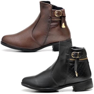 Menor preço em Kit 2 Pares Bota Ousy Shoes Preto